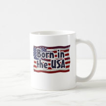 Barras y estrellas - llevadas en los E.E.U.U. Tazas De Café