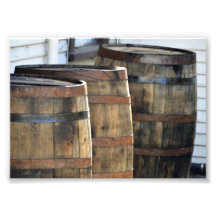 Barril de vino impresión fotográfica