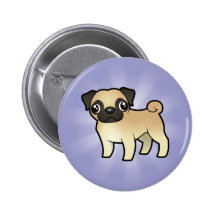 Barro amasado del dibujo animado pins