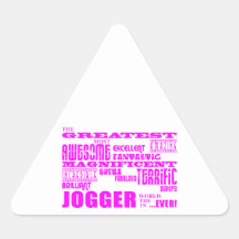 Basculadores de los chicas: Basculador más grande  Pegatina Triangulo