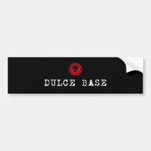 BASE DE DULCE ETIQUETA DE PARACHOQUE