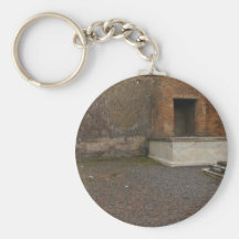Base de Pompeya de una columna. Reliquia de la ant Llavero Personalizado