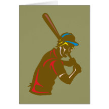 Baseball Spieler player Karte