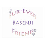 Basenji Furever Tarjeta Postal