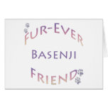 Basenji Furever Tarjeton