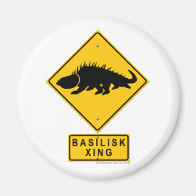 Basilisco XING Imán De Frigorifico