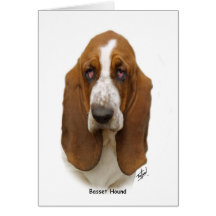 Basset Hound 9L9D-05 Tarjetas