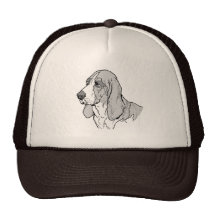 BASSET HOUND GORRAS DE CAMIONERO