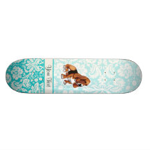 Basset Hound; Lindo Tabla De Patinar