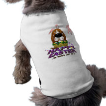 Basset Hound Pascua feliz Camisetas Mascota