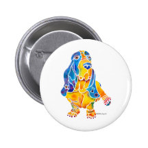 Basset Hound Pin