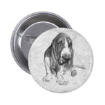 Basset Hound Pin