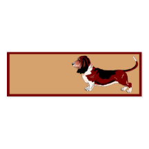 Basset Hound Plantilla De Tarjeta De Negocio