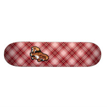 Basset Hound rojo Tabla De Skate