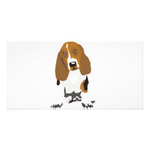 Basset Hound Tarjetas Personales
