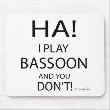 Bassoon de la ha alfombrilla de ratones
