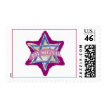 Bat Mitzvah Star of David Postage Stamps