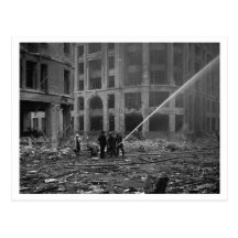 Batalla de Inglaterra y los bombardeos: Bomberos # Postal