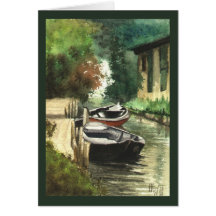 Bateas de Spreewald Tarjetas