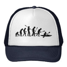 Batiendo la evolución (kajak) gorro