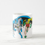 Batman y petirrojo taza de café