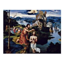 Bautismo de Cristo de Patinir Joaquín (la mejor ca Postales