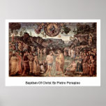 Bautismo de Cristo de Pedro Perugino Impresiones