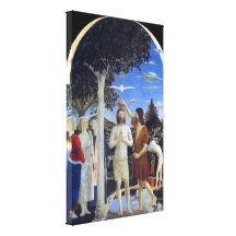 Bautismo de Cristo de Piero della Francesca Impresión En Lienzo Estirada