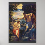 Bautismo de Cristo de Tintoretto Jacopo (el mejor  Impresiones