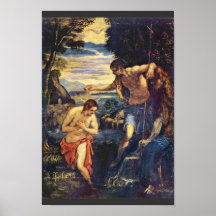 Bautismo de Cristo de Tintoretto Jacopo (el mejor  Impresiones
