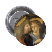 Bautismo de Cristo, detalle del ángel, Leonardo da Pins