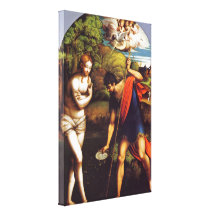 Bautismo de Cristo por Parmaiggani Lienzo Envuelto Para Galerías