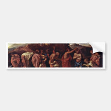 Bautismo de Poussin Nicolás (la mejor calidad) Pegatina De Parachoque
