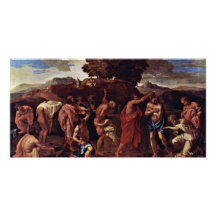 Bautismo de Poussin Nicolás (la mejor calidad) Tarjetas Personales