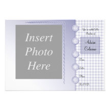 Bautismo del bebé invitacion personalizada
