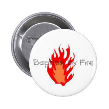 Bautismo por el botón del fuego pin