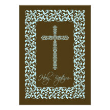 Bautismo santo Inviation del cordón del bebé elega Comunicados