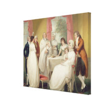 Bautizo del heredero, (aceite en lona) SE c.1799 Impresion En Lona