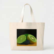 Bayas de la baya de los kiwis de las cales bolsas de mano