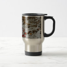 Bayas del invierno taza de café