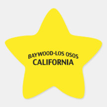 Baywood-Los Osos California Pegatinas Forma De Estrellaes