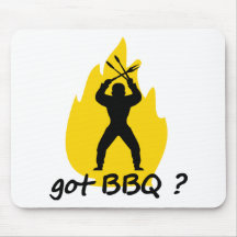 ¿Bbq conseguido? con el icono de la llama Tapete De Ratón