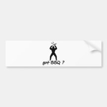 ¿Bbq conseguido? icono Etiqueta De Parachoque