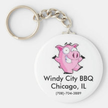Bbq ventoso de la ciudad llaveros
