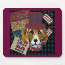BEAGLE AMERICANA TAPETES DE RATÓN