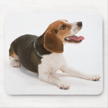 Beagle feliz Mousepad