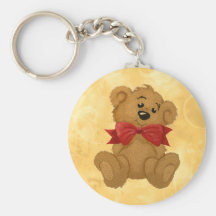 Beary feliz llaveros personalizados