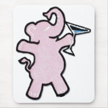 Bébame rosado tapete de raton