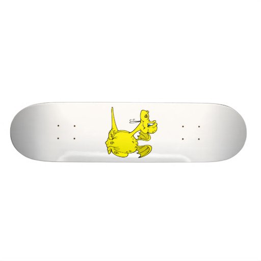 Bebé amarillo lindo del dragón monopatines personalizados