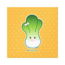 Bebé Bok Choy Impresion De Lienzo